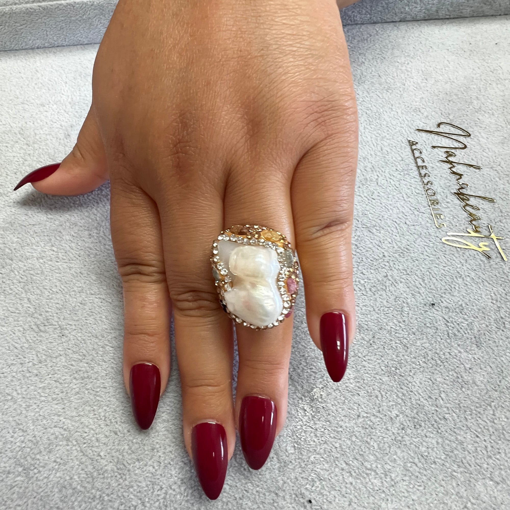 Eleanora Baroque Pearl Ring