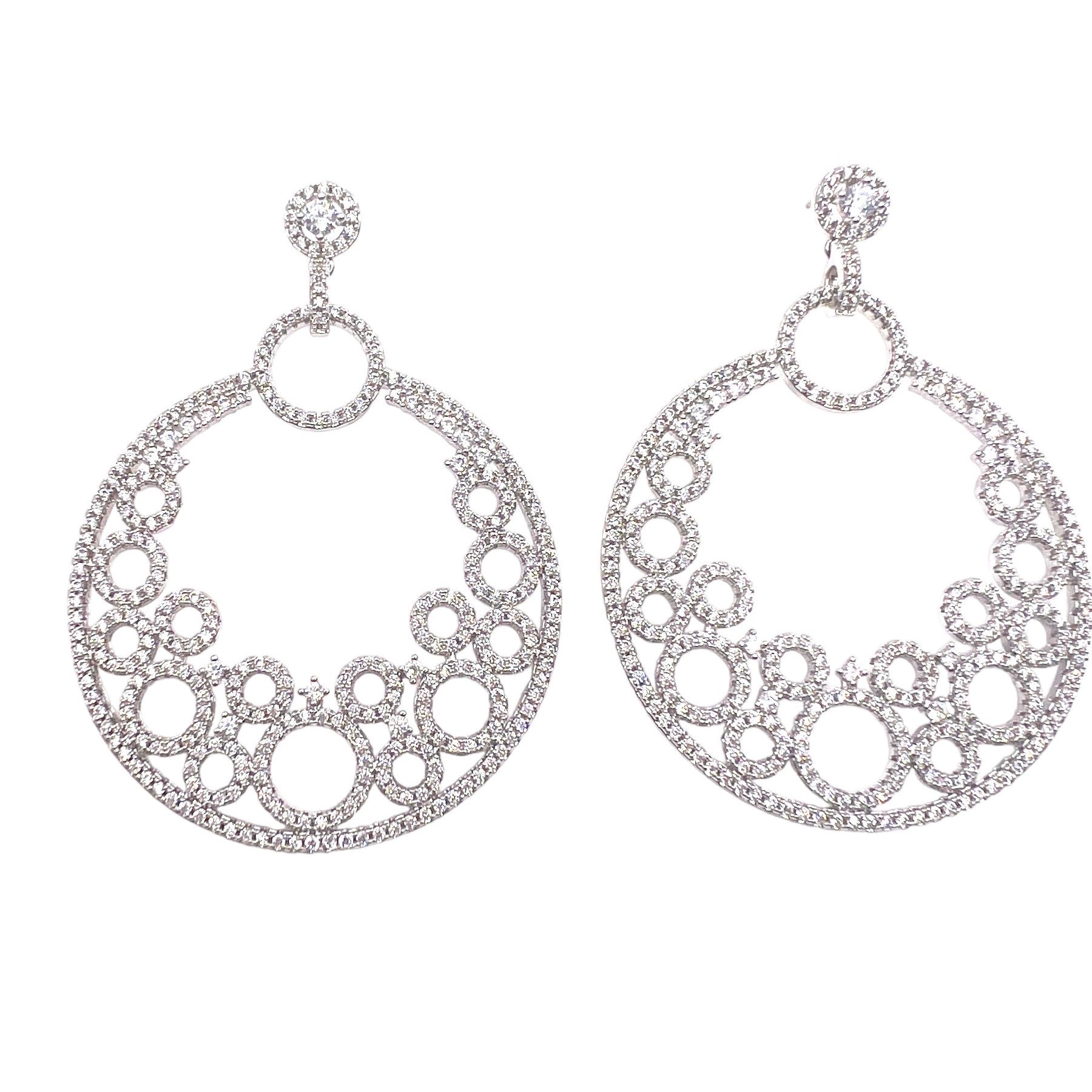 Alle CZ Bridal Earrings