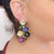 Rosalia Multi color floral earrings