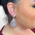 Andrea drop CZ earrings