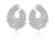 Imani CZ large Stud Earrings